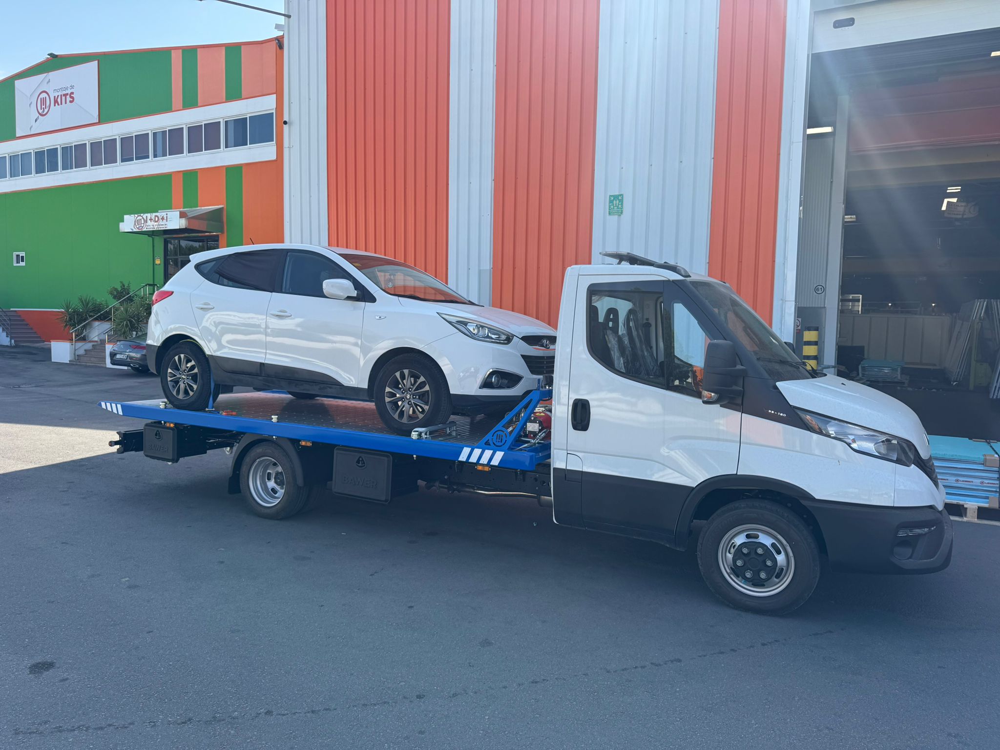 Grúa para coches bajos